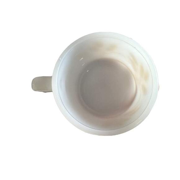 Hazel Atlas White Milk Glass Golden Harvest Wheat Pattern Coffee Cup​​​​ - Picture 4 of 6